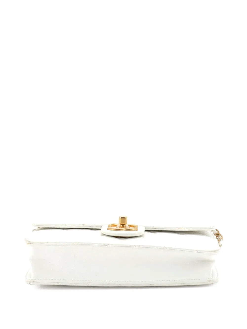 Chanel Pre Owned Chic Pearls Flap Bag Quilted Lambskin Small Shoulder Bag