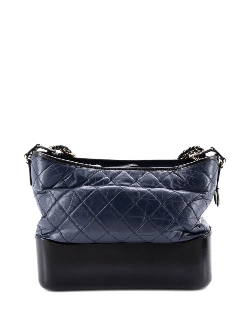 Chanel Pre Owned Gabrielle Quilted Aged Calfskin Medium Hobo Bag
