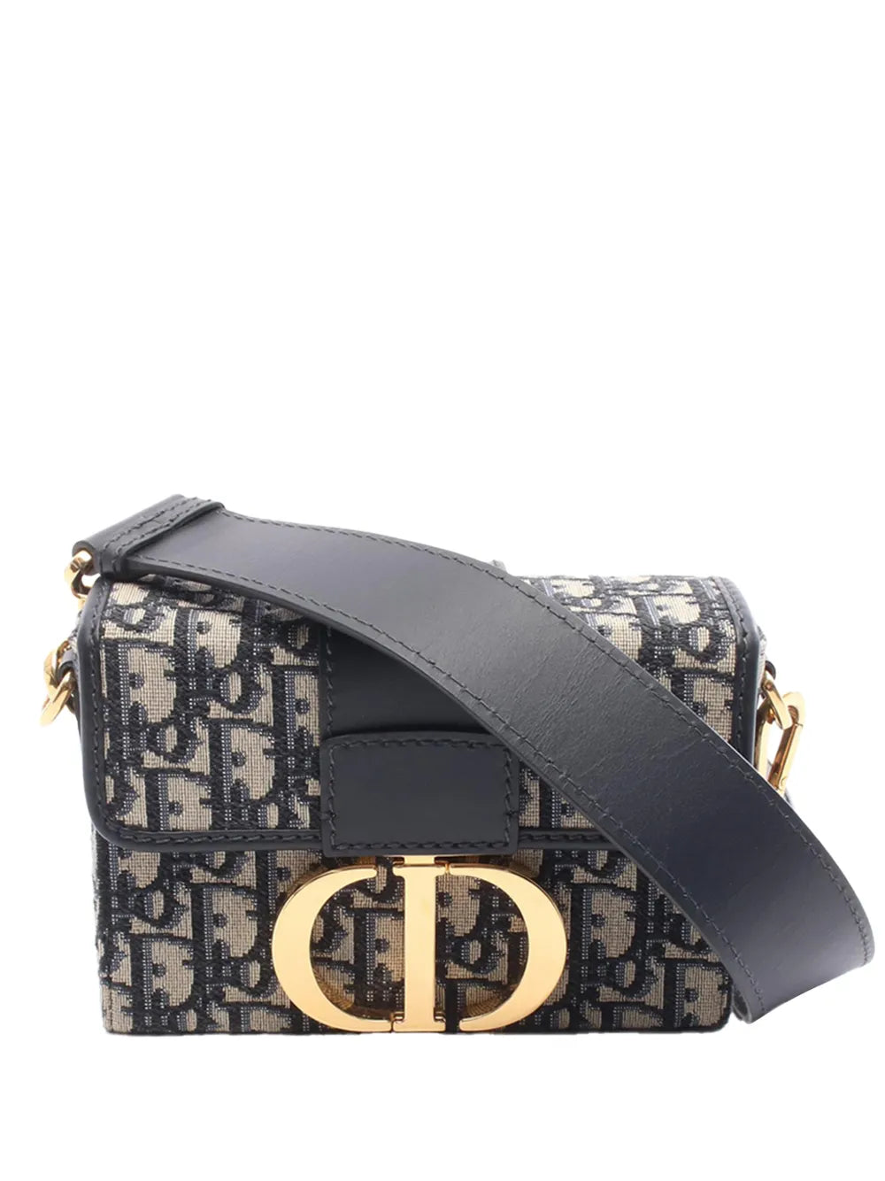 Christian Dior Pre Owned 2021 2025 Oblique Canvas 30 Montaigne Box Bag Shoulder Bag