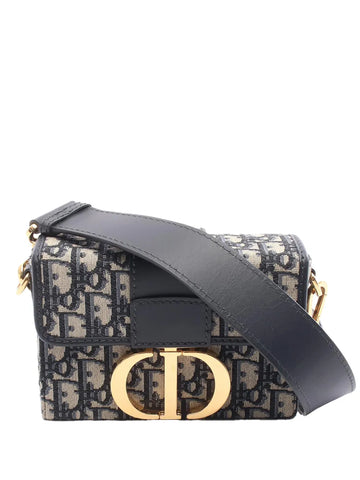 Christian Dior Pre Owned 2021 2025 Oblique Canvas 30 Montaigne Box Bag Shoulder Bag