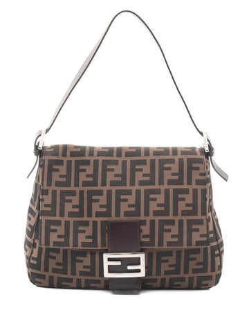 Fendi Pre Owned 2010S Zucca Mamma Bucket Tote Bag