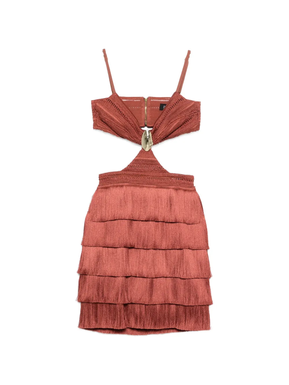Patbo Cut Out Fringed Mini Dress