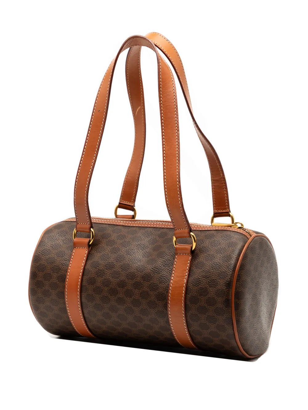Celine Pre Owned 1994 Macadam Coated Canvas Shoulder Bag