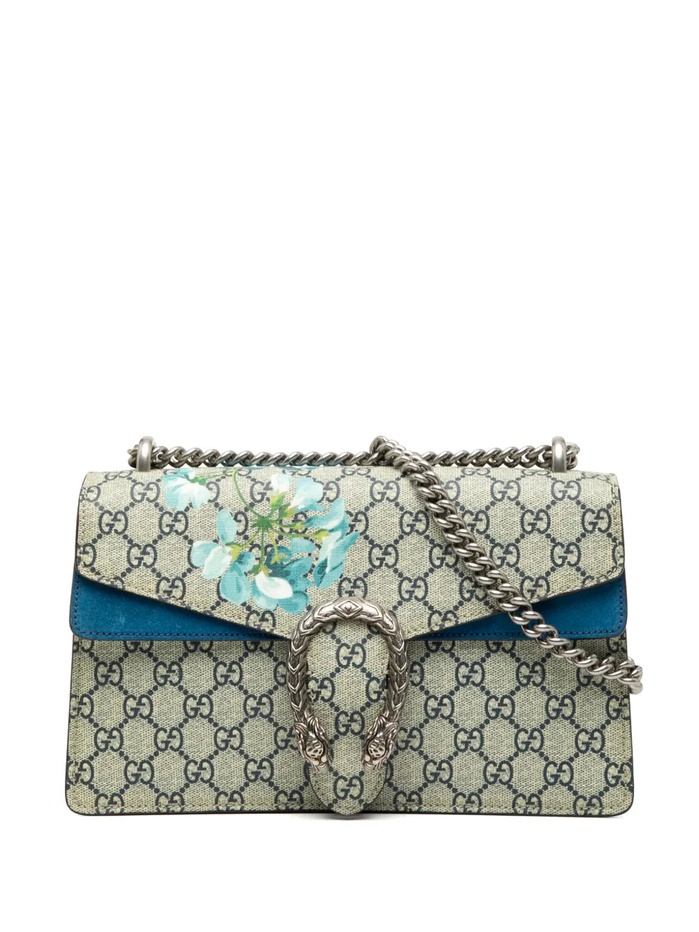 Gucci Pre Owned 2016 2025 Small Gg Supreme Blooms Dionysus Shoulder Bag