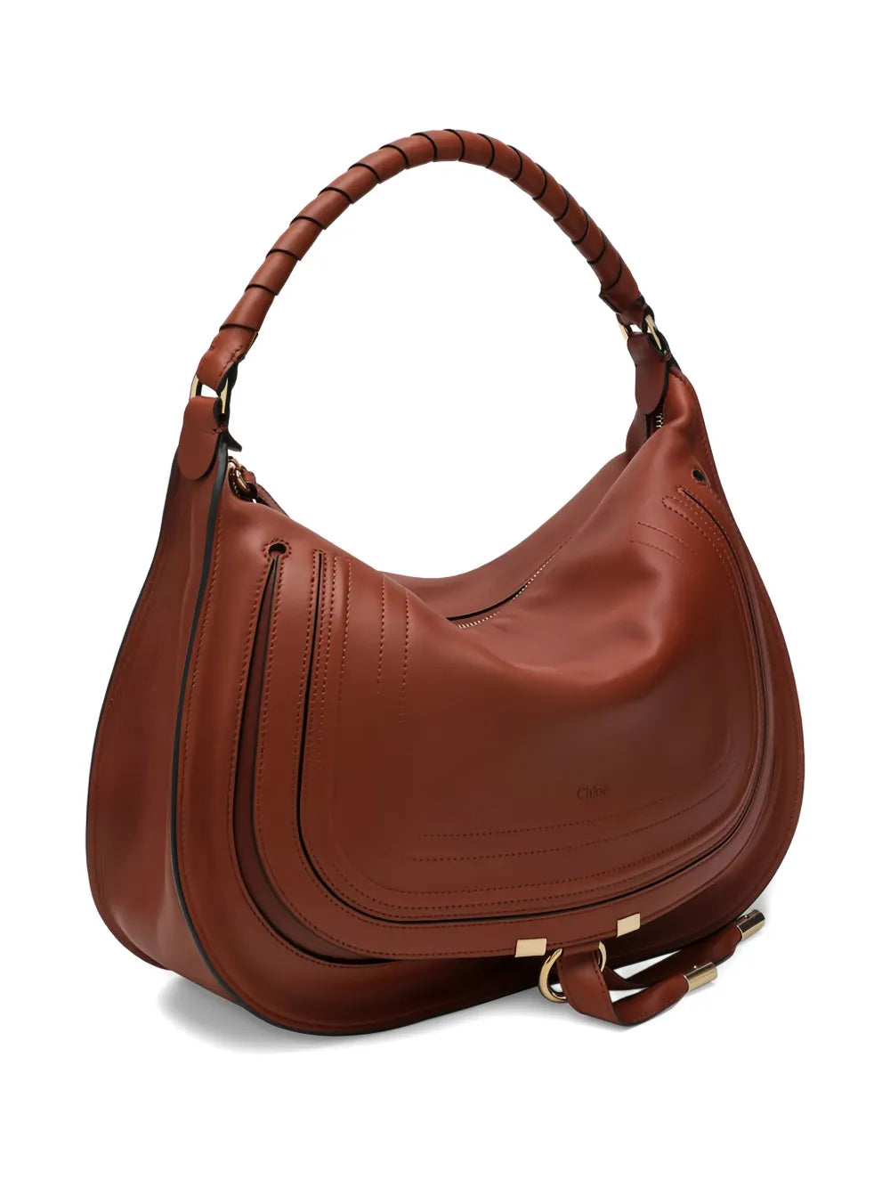 Chloe Marcie Twisted Strap Shoulder Bag