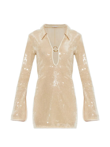 Oseree Sequined Mini Dress