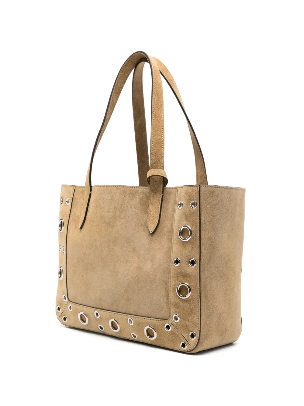 Valentino Garavani Nellcote Eyelet Studded Shoulder Bag