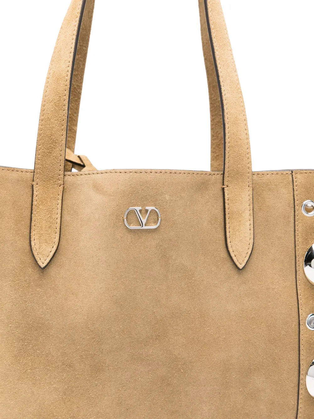 Valentino Garavani Nellcote Eyelet Studded Shoulder Bag