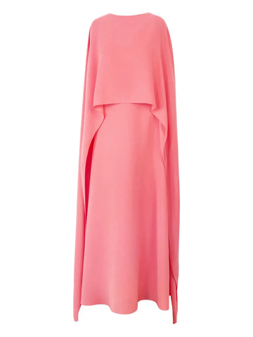 Carolina Herrera Rear Zip Cape Front Kaftan