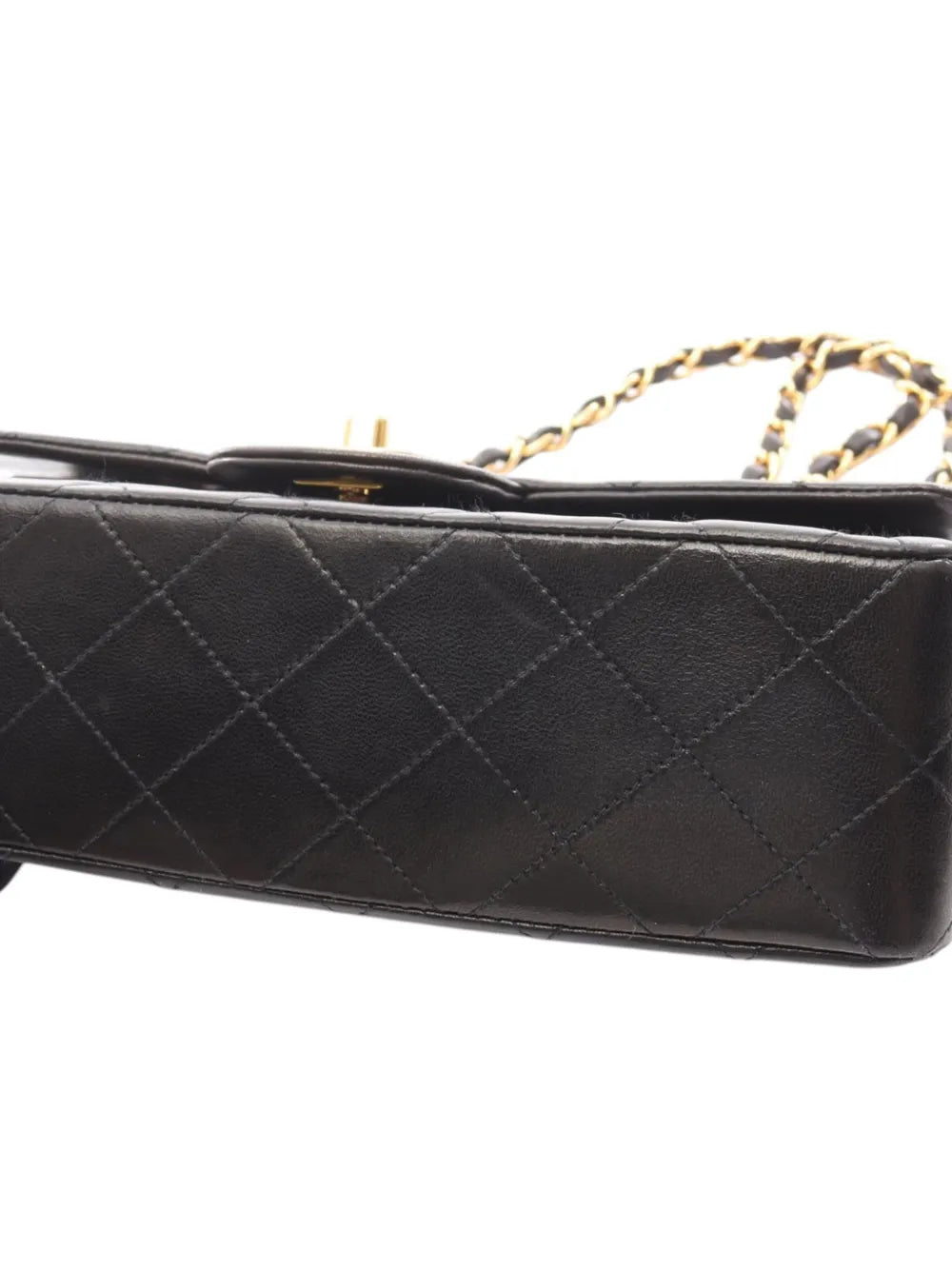 Chanel Pre Owned 1994 1996 Small Classic Lambskin Double Flap Shoulder Bag