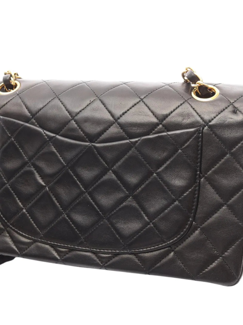 Chanel Pre Owned 1994 1996 Small Classic Lambskin Double Flap Shoulder Bag