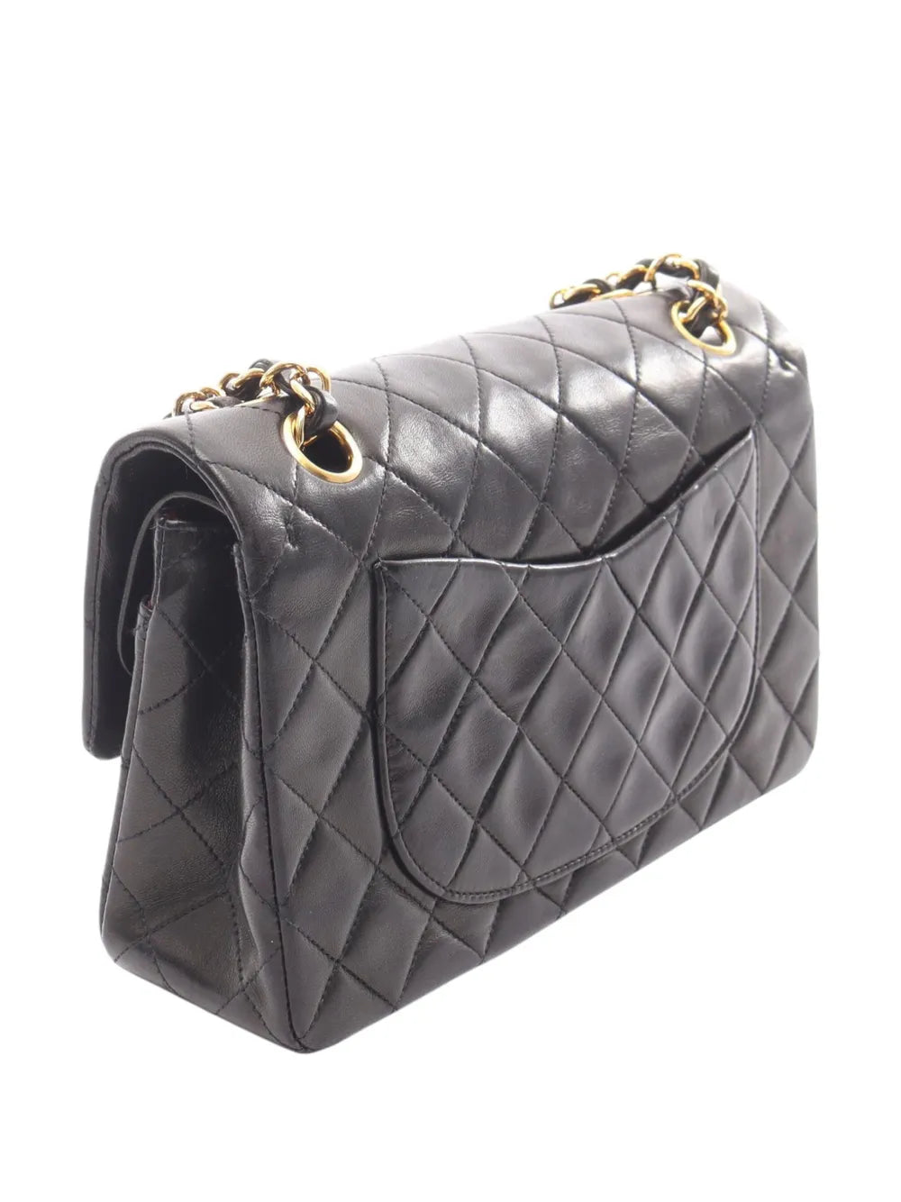 Chanel Pre Owned 1994 1996 Small Classic Lambskin Double Flap Shoulder Bag