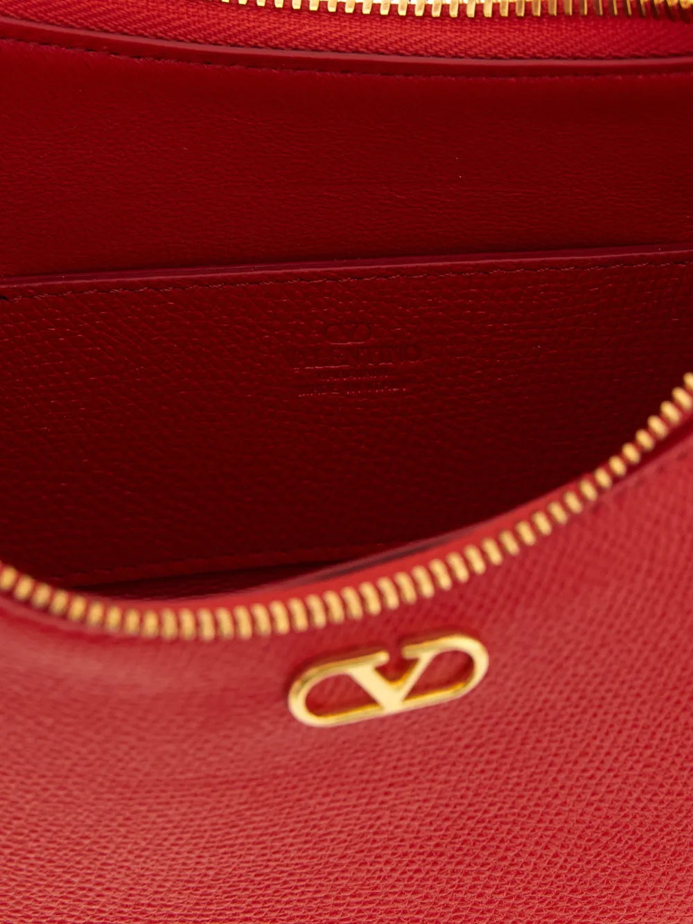 Valentino Garavani Mini Vlogo Leather Shoulder Bag