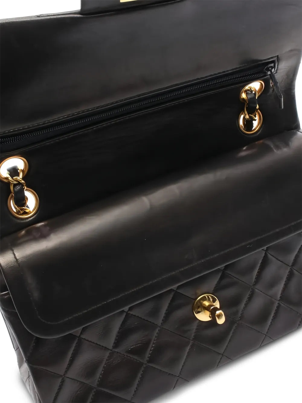 Chanel Pre Owned 1994 1996 Double Flap Shoulder Bag