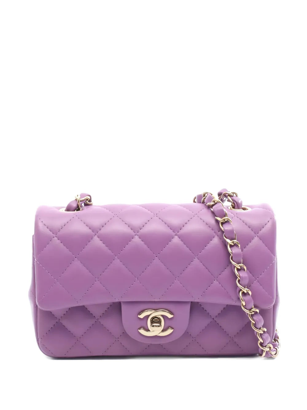 Chanel Pre Owned 2020S Mini Diamond Quilting Chain Shoulder Bag