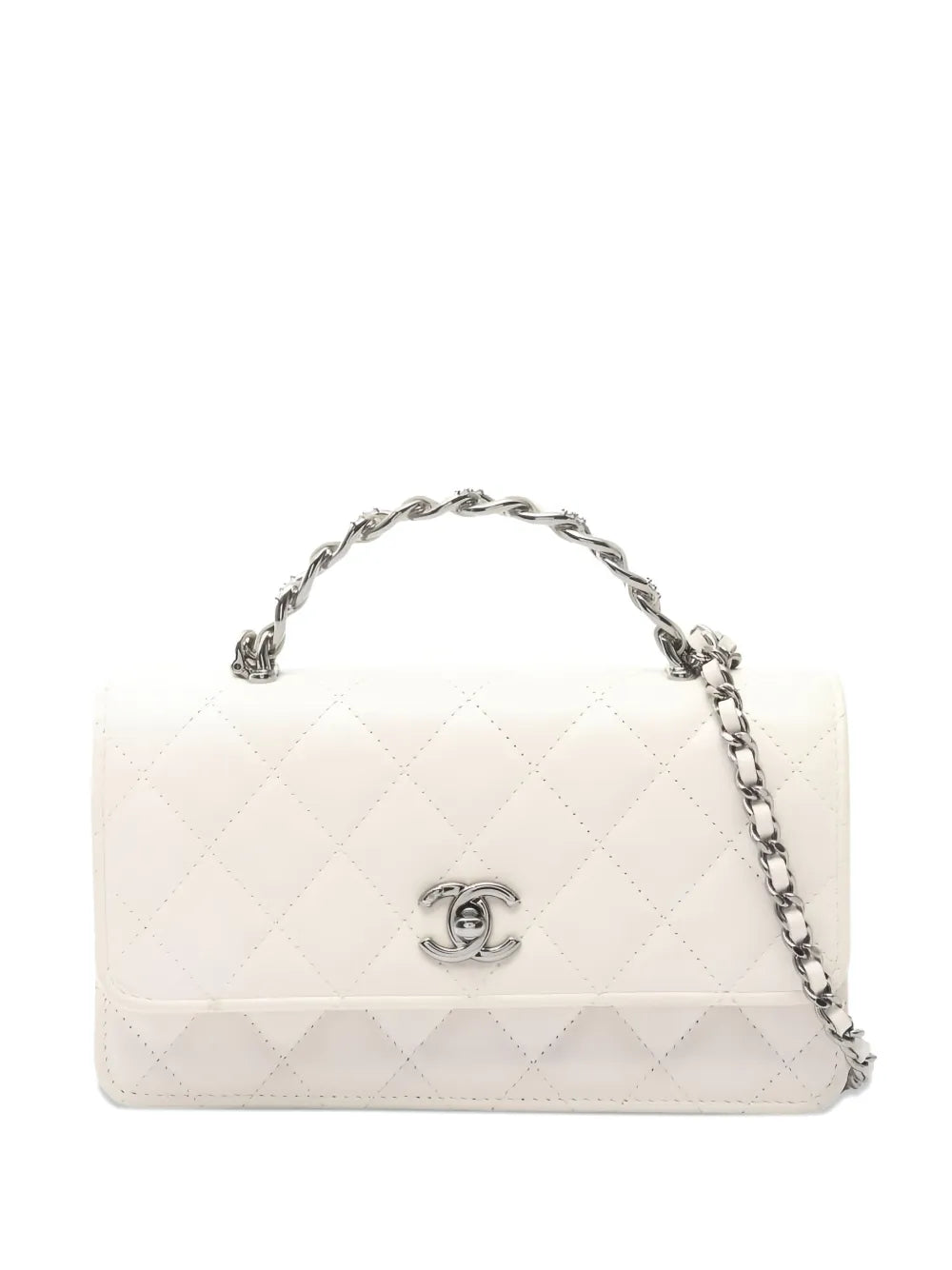 Chanel Pre Owned 2020S Matelasse Phone Case Shoulder Bag
