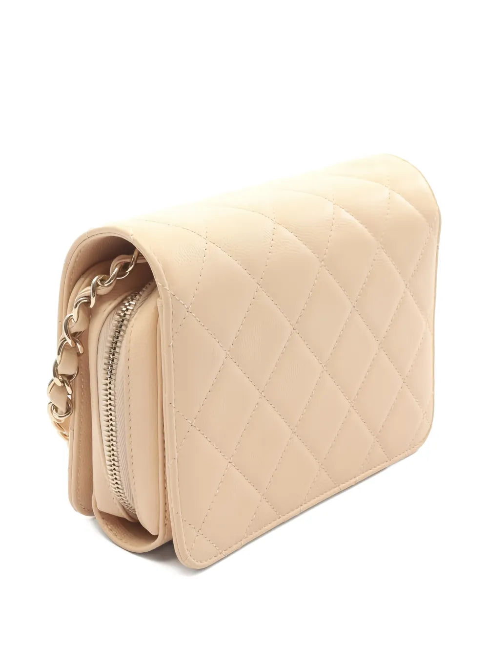Chanel Pre Owned 2020S Mini Matelasse Chain Shoulder Bag