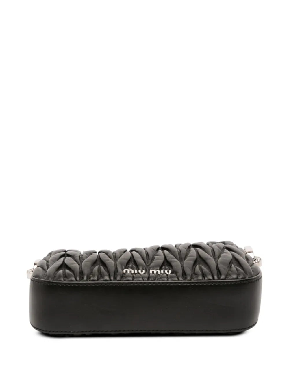 Miu Miu Pre Owned 2010 2025 Nappa Matelasse Sassy Shoulder Bag