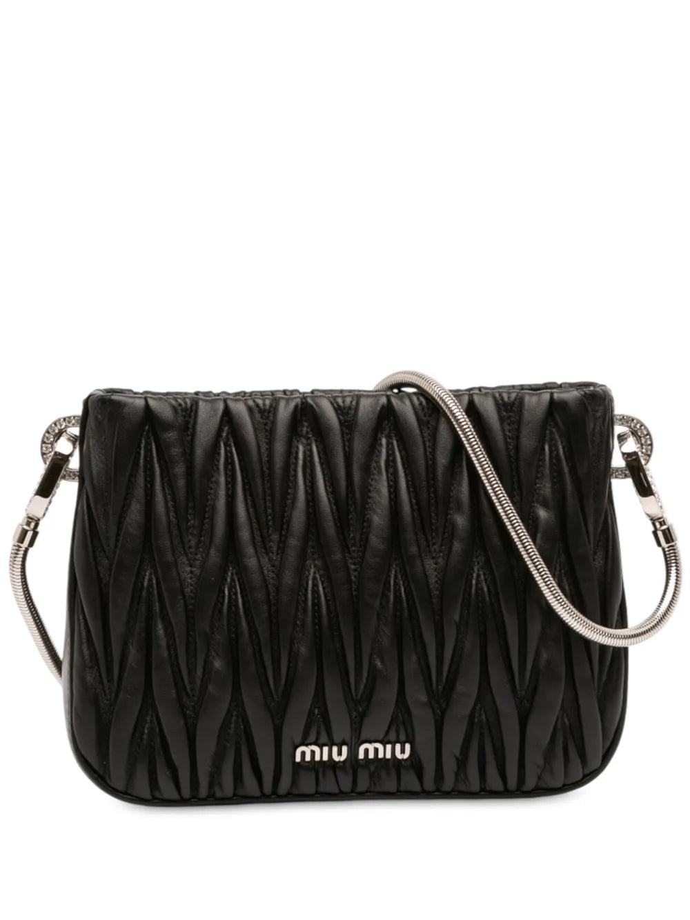 Miu Miu Pre Owned 2010 2025 Nappa Matelasse Sassy Shoulder Bag