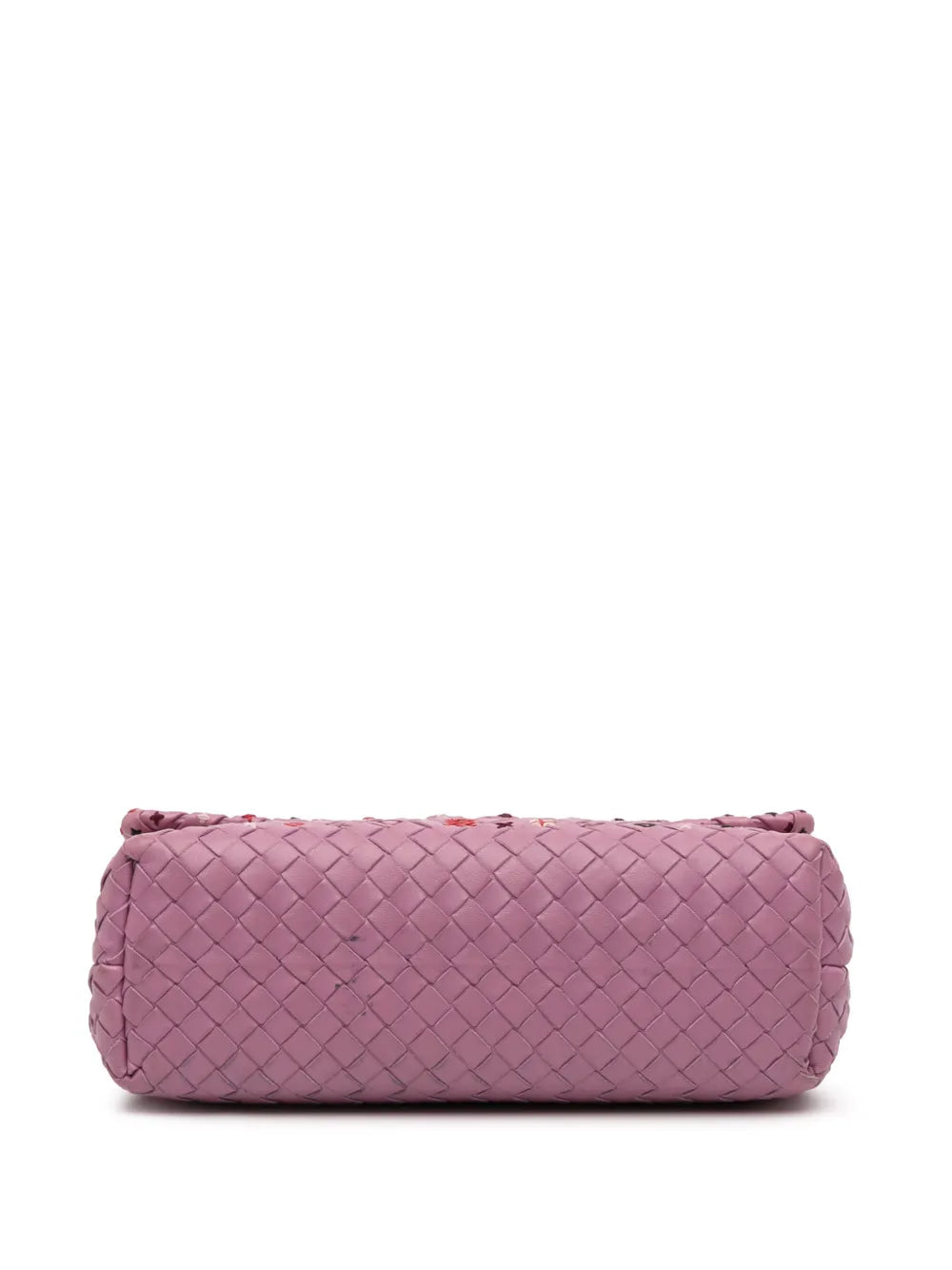 Bottega Veneta Pre Owned 2012 2025 Small Nappa Intrecciato Embroidered Olimpia Shoulder Bag