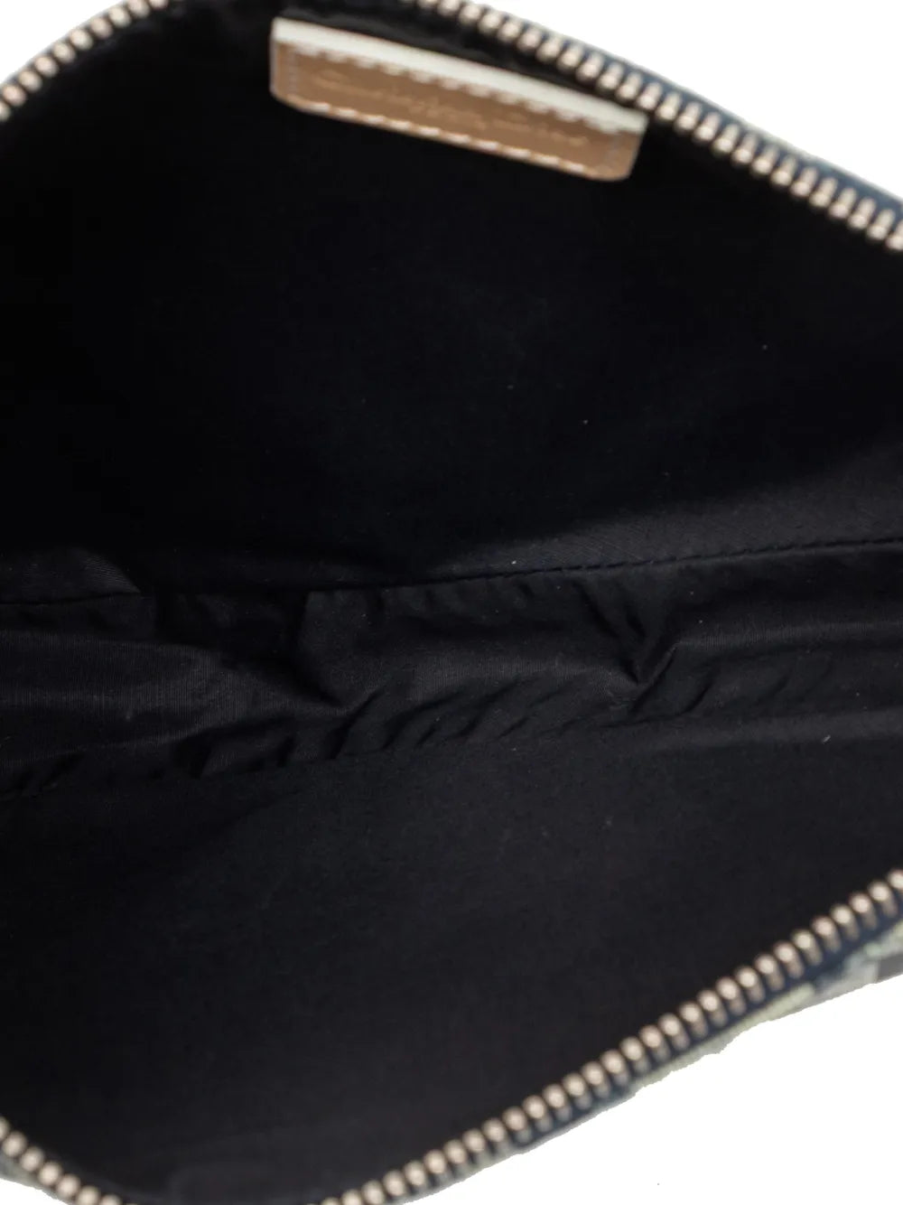 Christian Dior Pre Owned 2002 Mini Diorissimo Coated Canvas Saddle Pochette Shoulder Bag