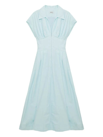 Simkhai Farlow Pleated Midi Dress