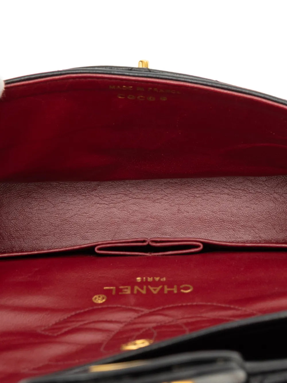 Chanel Pre Owned 1986 1988 Small Classic Lambskin Double Flap Shoulder Bag