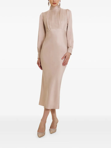 Framboise Jacob High Neck Midi Dress
