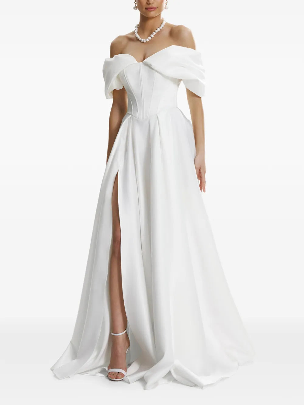 Framboise Giuliamy Off The Shoulder Maxi Dress