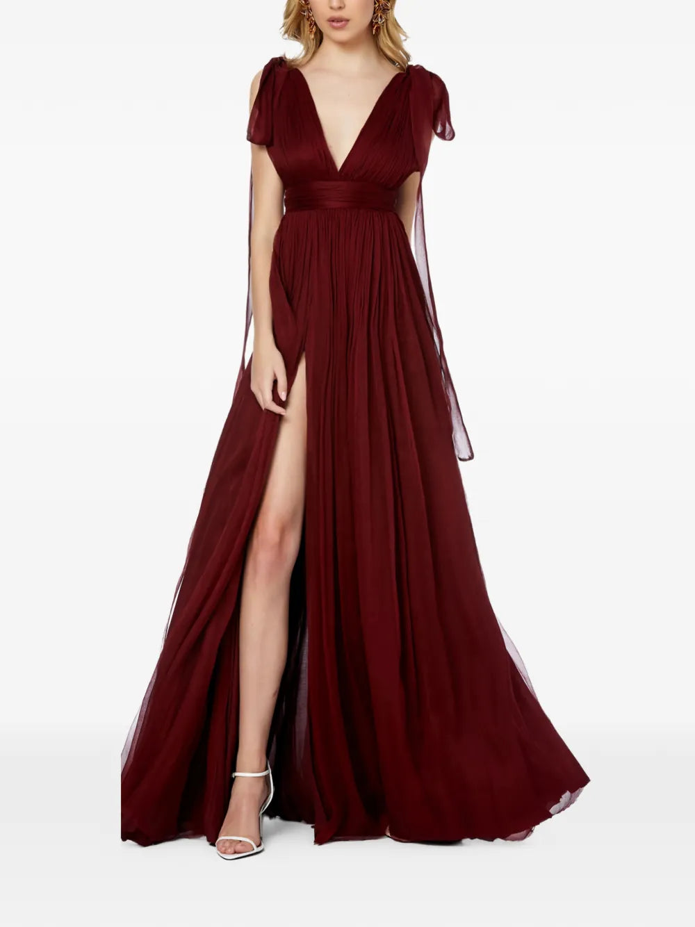 Framboise Savana V Neck Maxi Dress