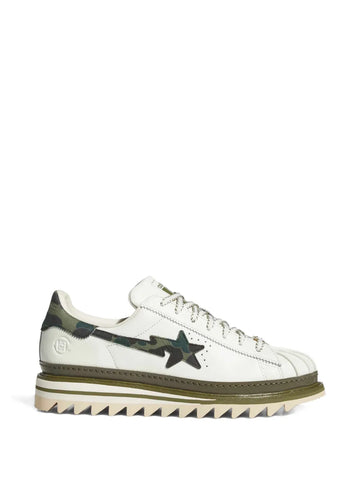 adidas Clot X Bape?Camouflage Star Low-Tops Sneakers
