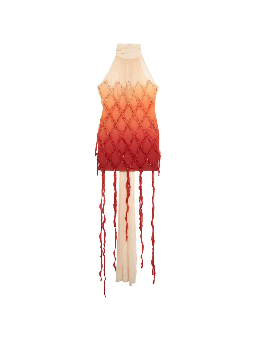 Blumarine Rhombus Embellished Dress