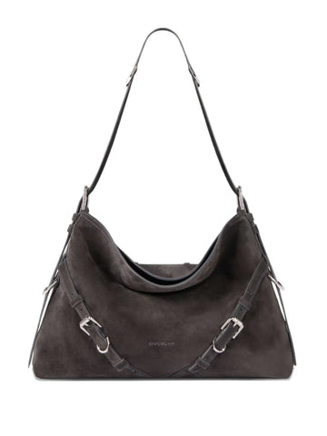 Givenchy Medium Voyou Buckle Leather Shoulder Bag