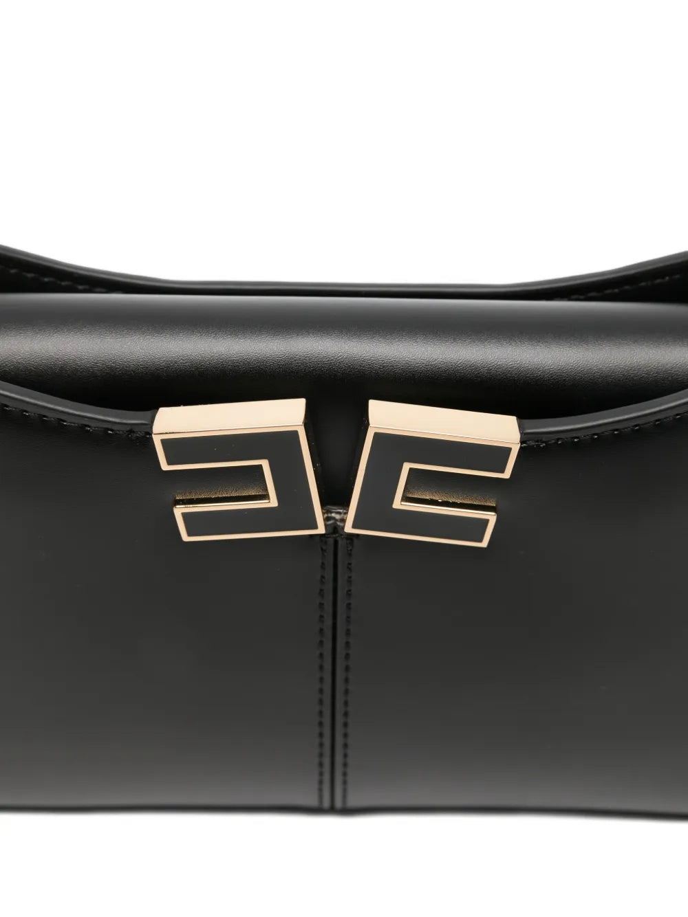 Elisabetta Franchi Logo Plaque Chain Strap Mini Shoulder Bag