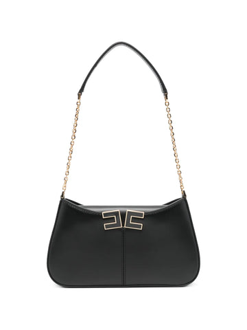 Elisabetta Franchi Logo Plaque Chain Strap Mini Shoulder Bag