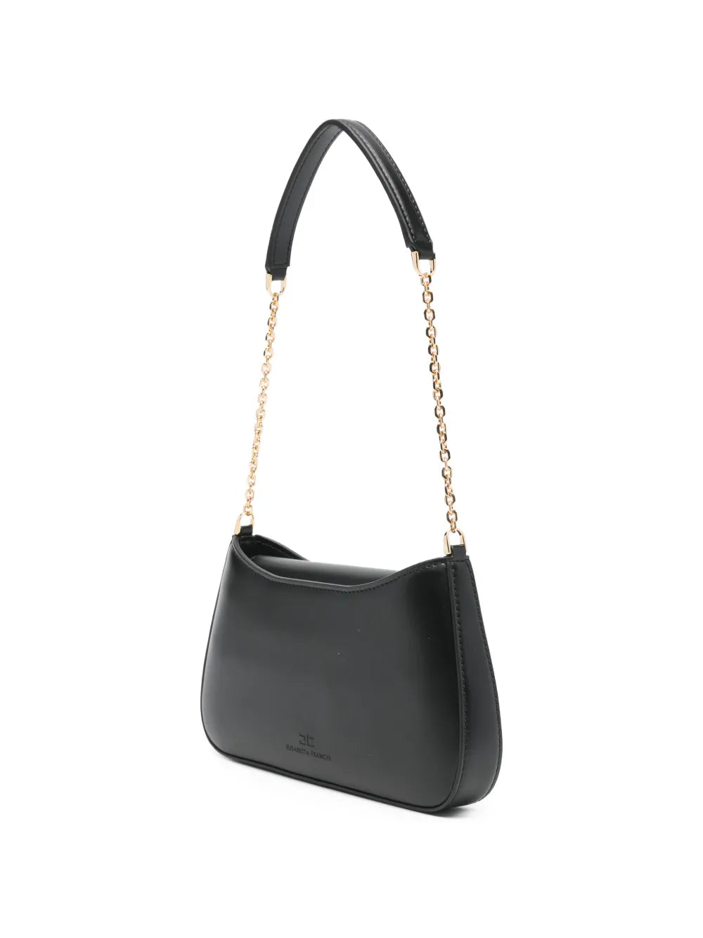 Elisabetta Franchi Logo Plaque Chain Strap Mini Shoulder Bag
