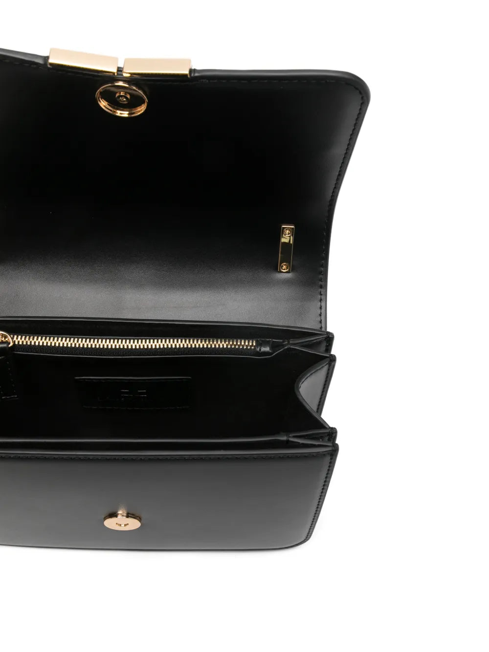 Elisabetta Franchi Logo Plaque Chain Strap Mini Shoulder Bag