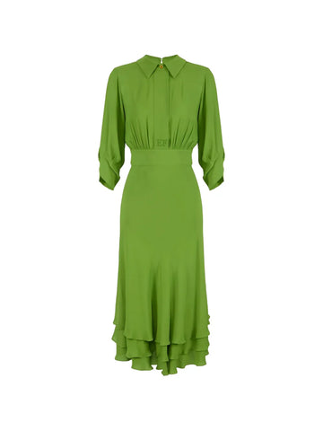 Elisabetta Franchi Buttoned Midi Dress