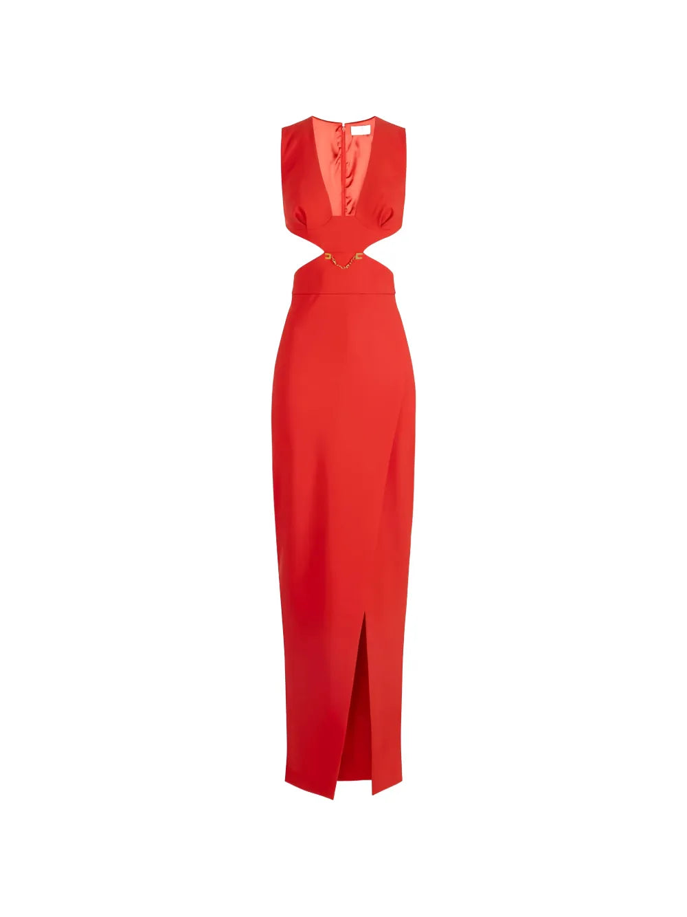 Elisabetta Franchi Cut Outs Chain Detail Maxi Dress
