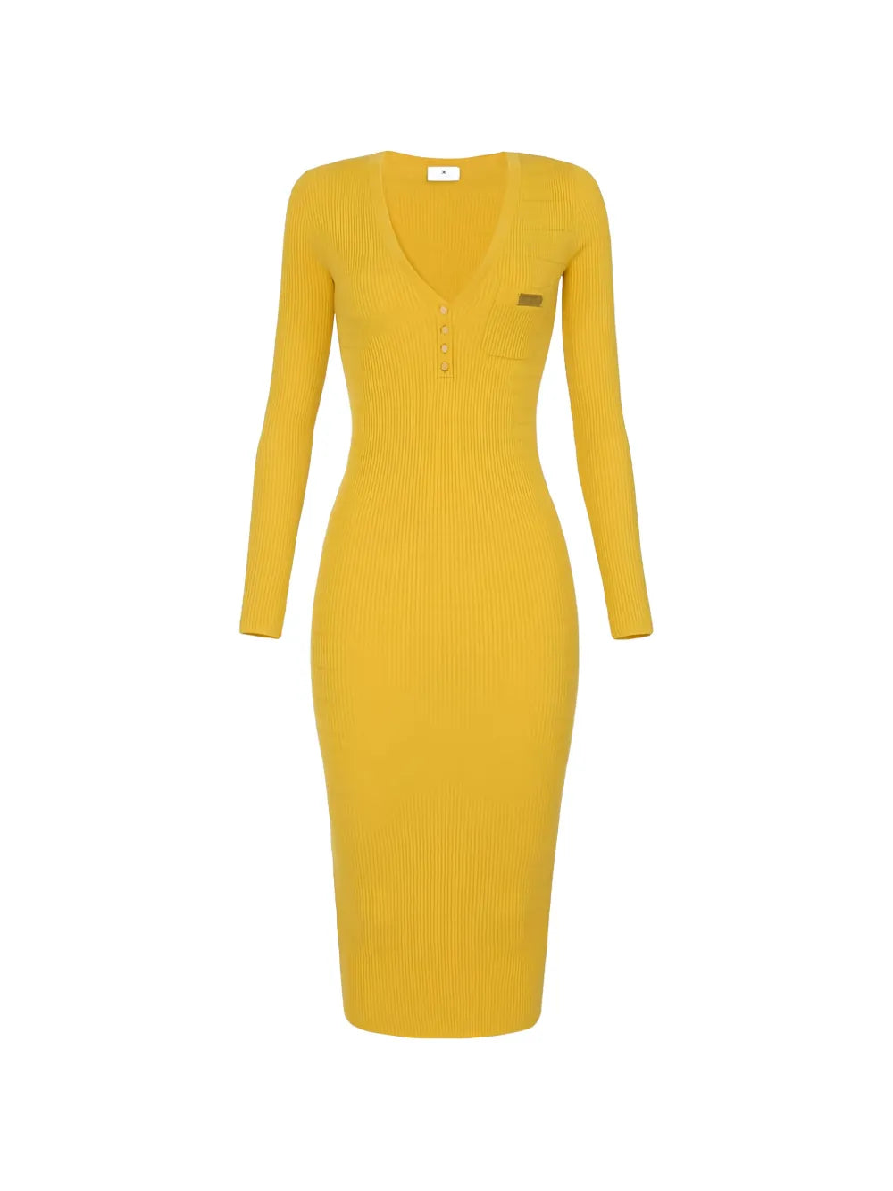 Elisabetta Franchi V Neck Rmidi Dress