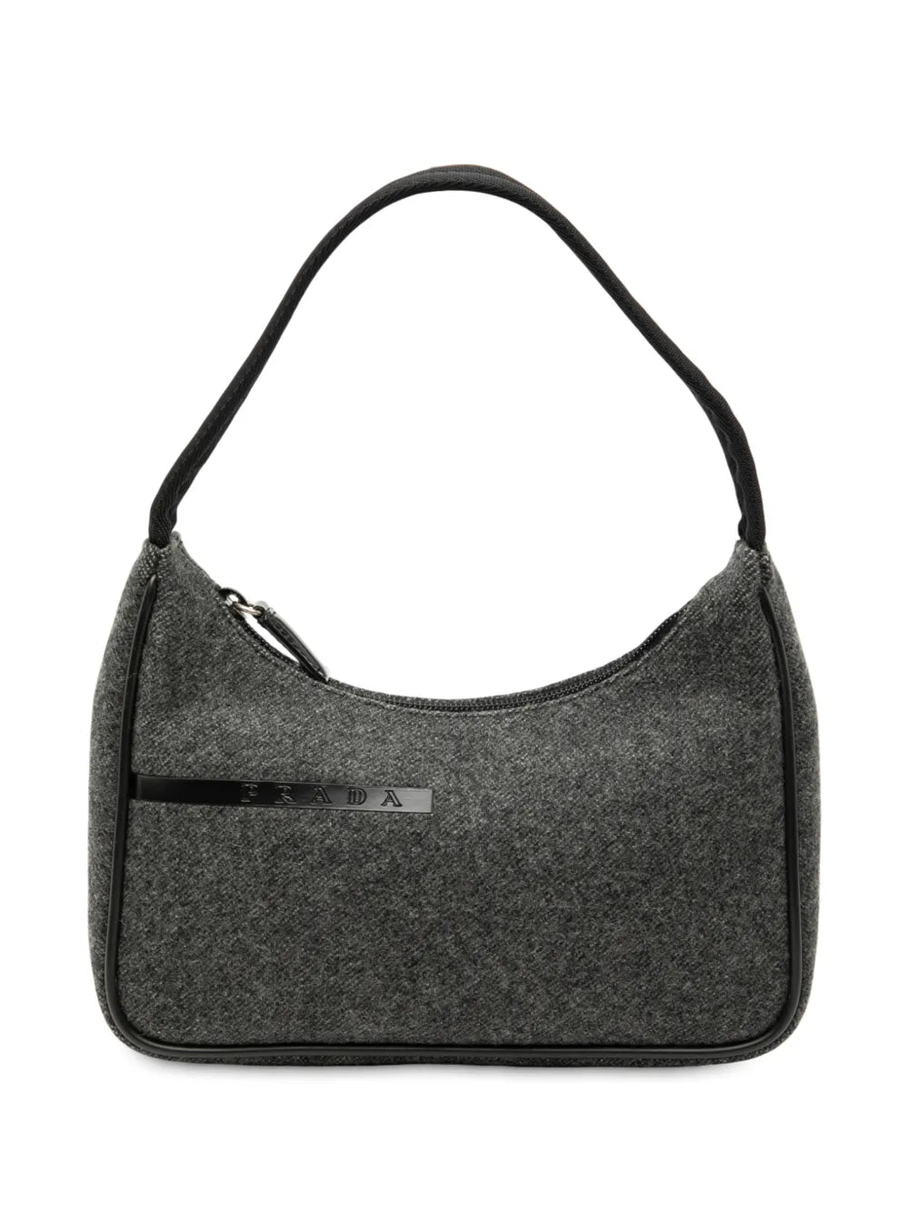 Prada Pre Owned 2013 2025 Wool Sport Shoulder Bag