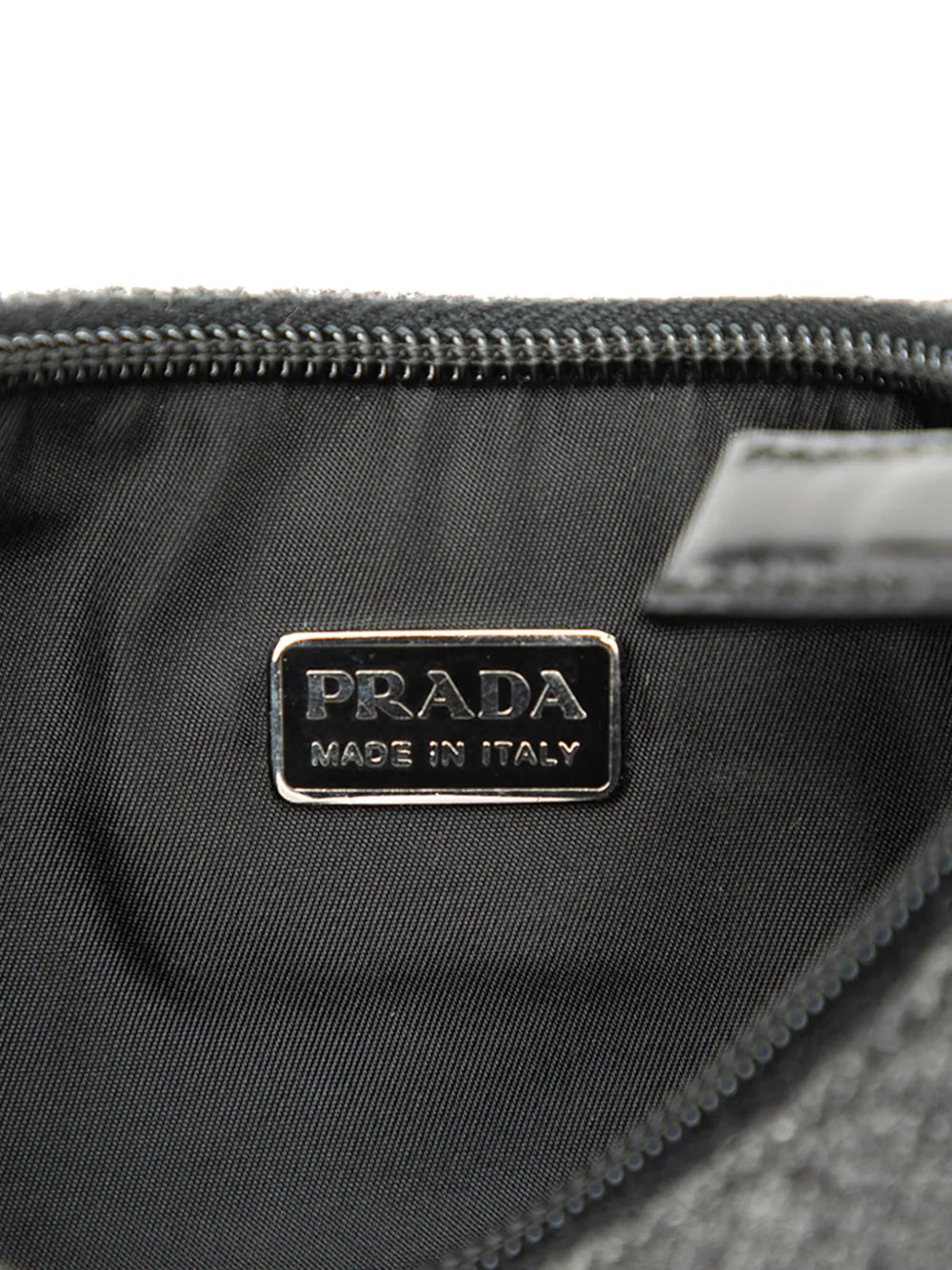 Prada Pre Owned 2013 2025 Wool Sport Shoulder Bag