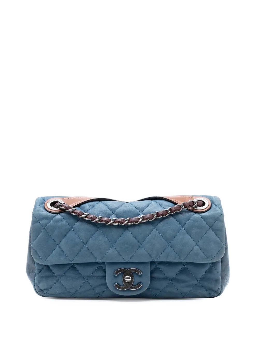 Chanel Pre Owned 2010 2011 Medium Iridescent Calfskin In The Mix Flap Shoulder Bag
