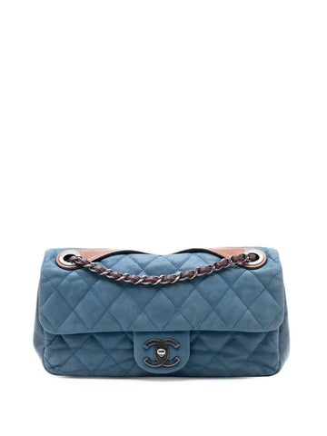 Chanel Pre Owned 2010 2011 Medium Iridescent Calfskin In The Mix Flap Shoulder Bag