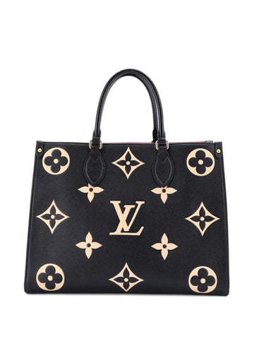 Louis Vuitton Pre Owned Onthego Tote Bicolor Monogram Empreinte Giant Mm Shoulder Bag