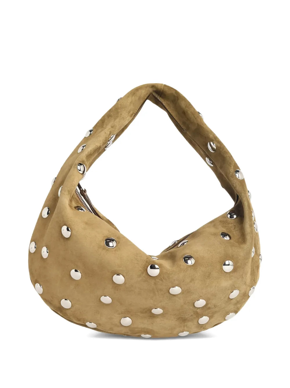 Khaite Scale Pattern Studded Olivia Shoulder Bag