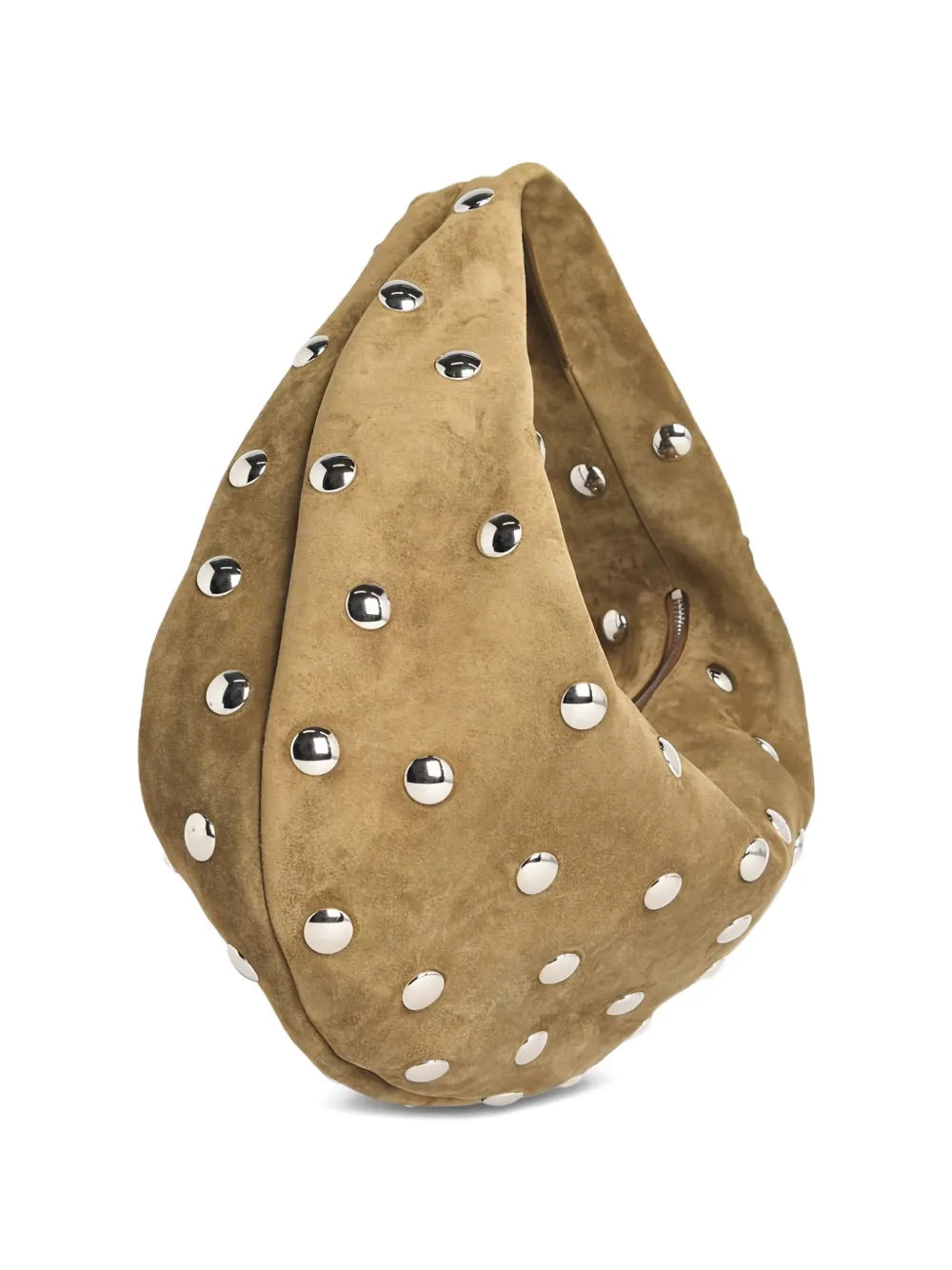 Khaite Scale Pattern Studded Olivia Shoulder Bag
