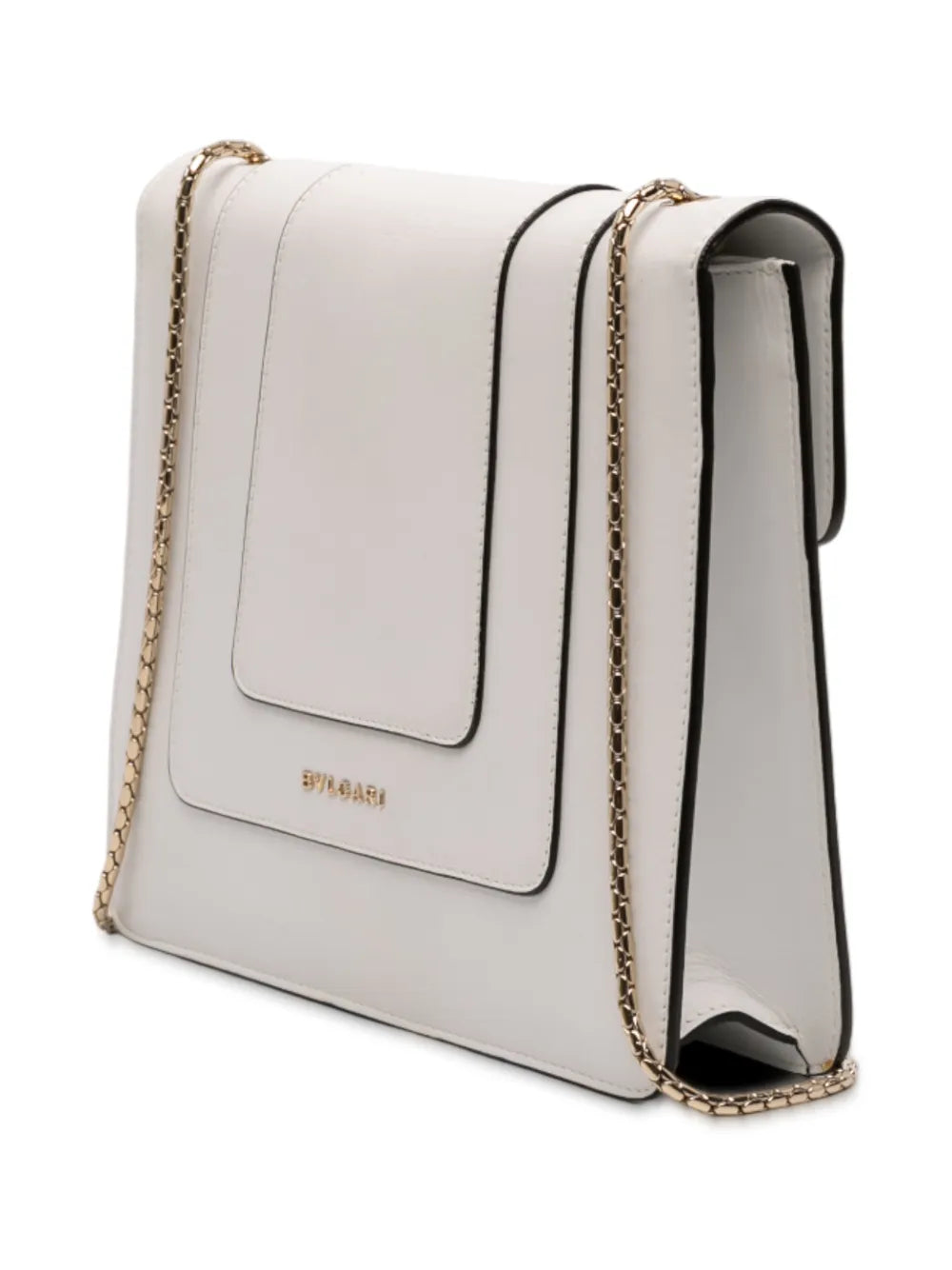 Bvlgari Pre Owned 2000 2025 Medium Calfskin Serpenti Forever Shoulder Bag