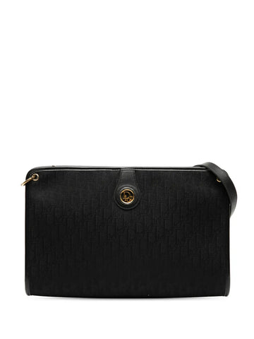 Christian Dior Pre Owned 20Th Century Diorissimo Trotter Canvas Shoulder Bag