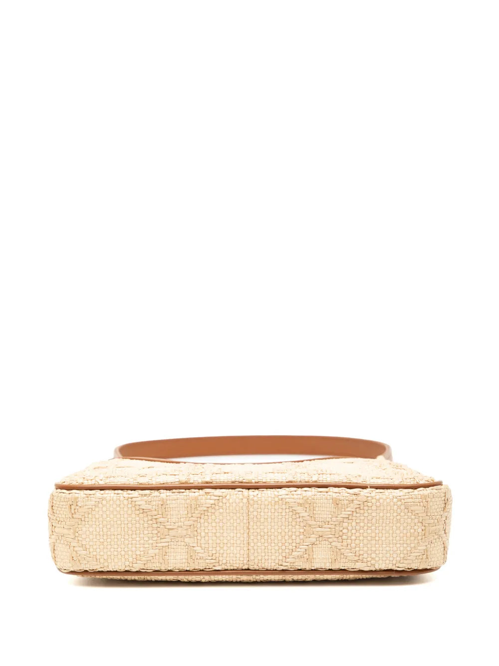 Christian Dior Pre Owned 2023 Mini Raffia Macrocannage 30 Montaigne Avenue Hobo Shoulder Bag
